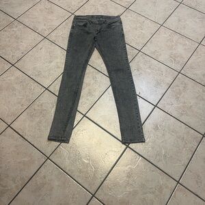 Men’s Social Collision “Stinger” Skinny Jeans washed black W30